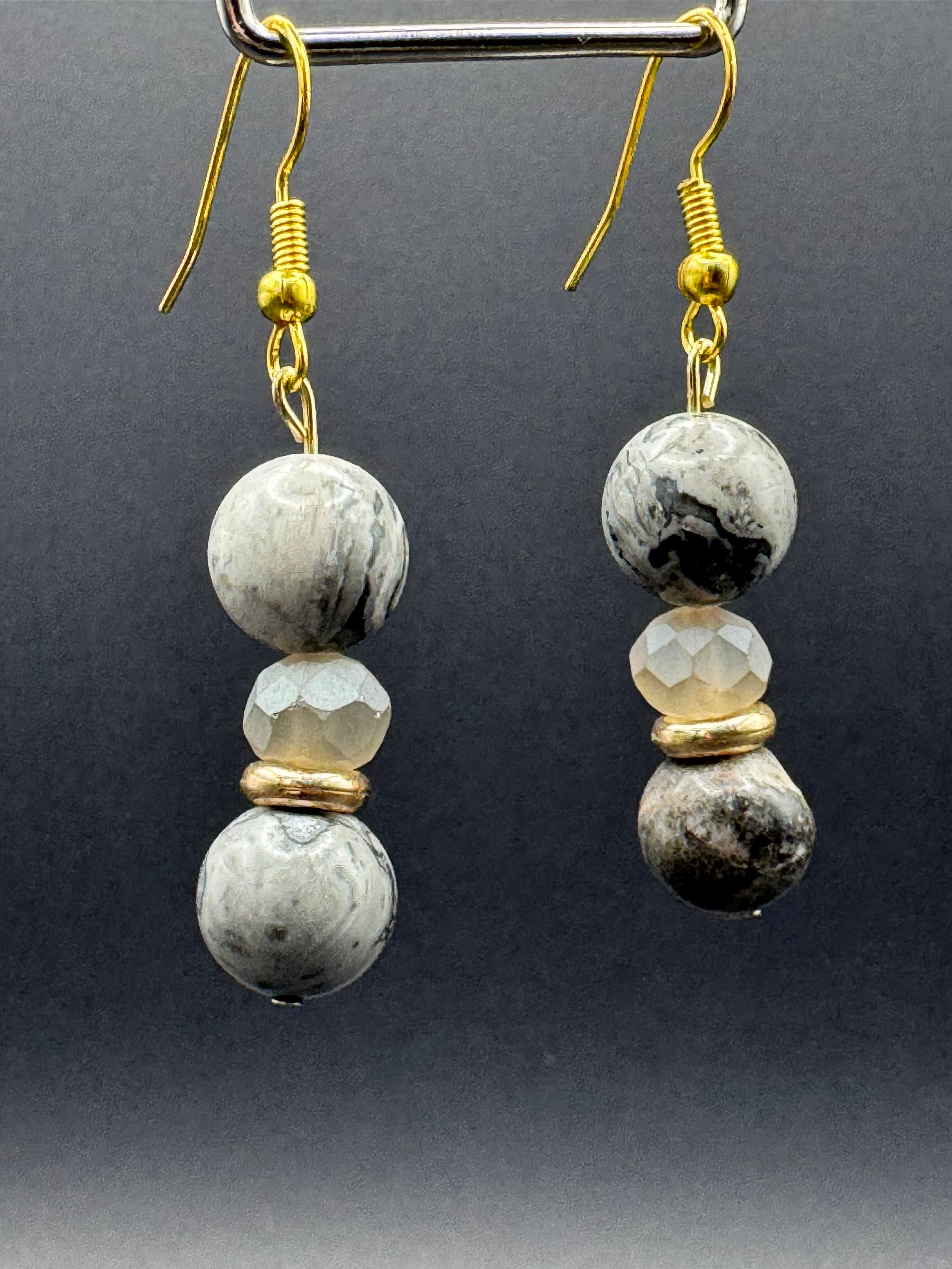 Marble Mist Elegance Earrings
