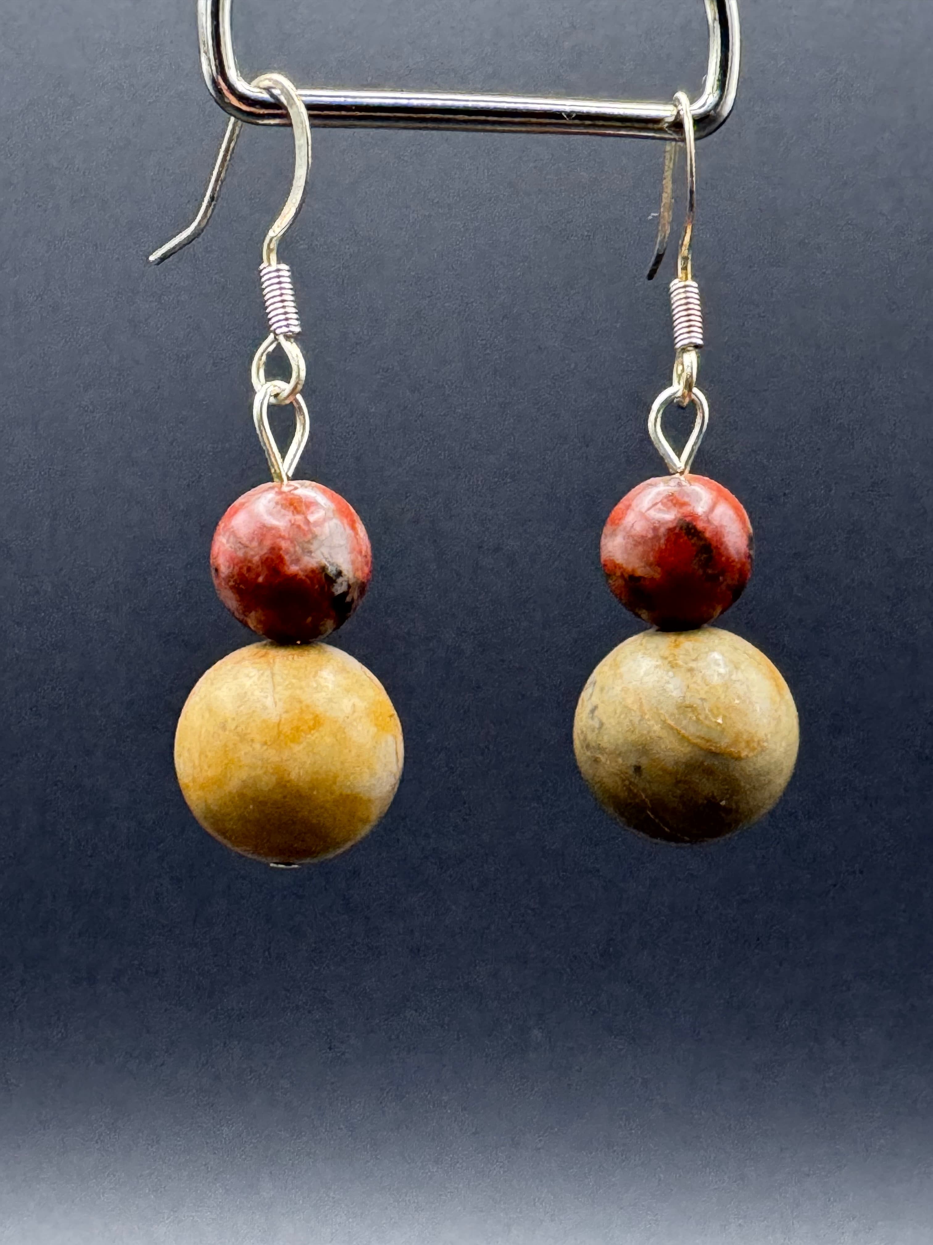Canyon Earth Granite Earrings