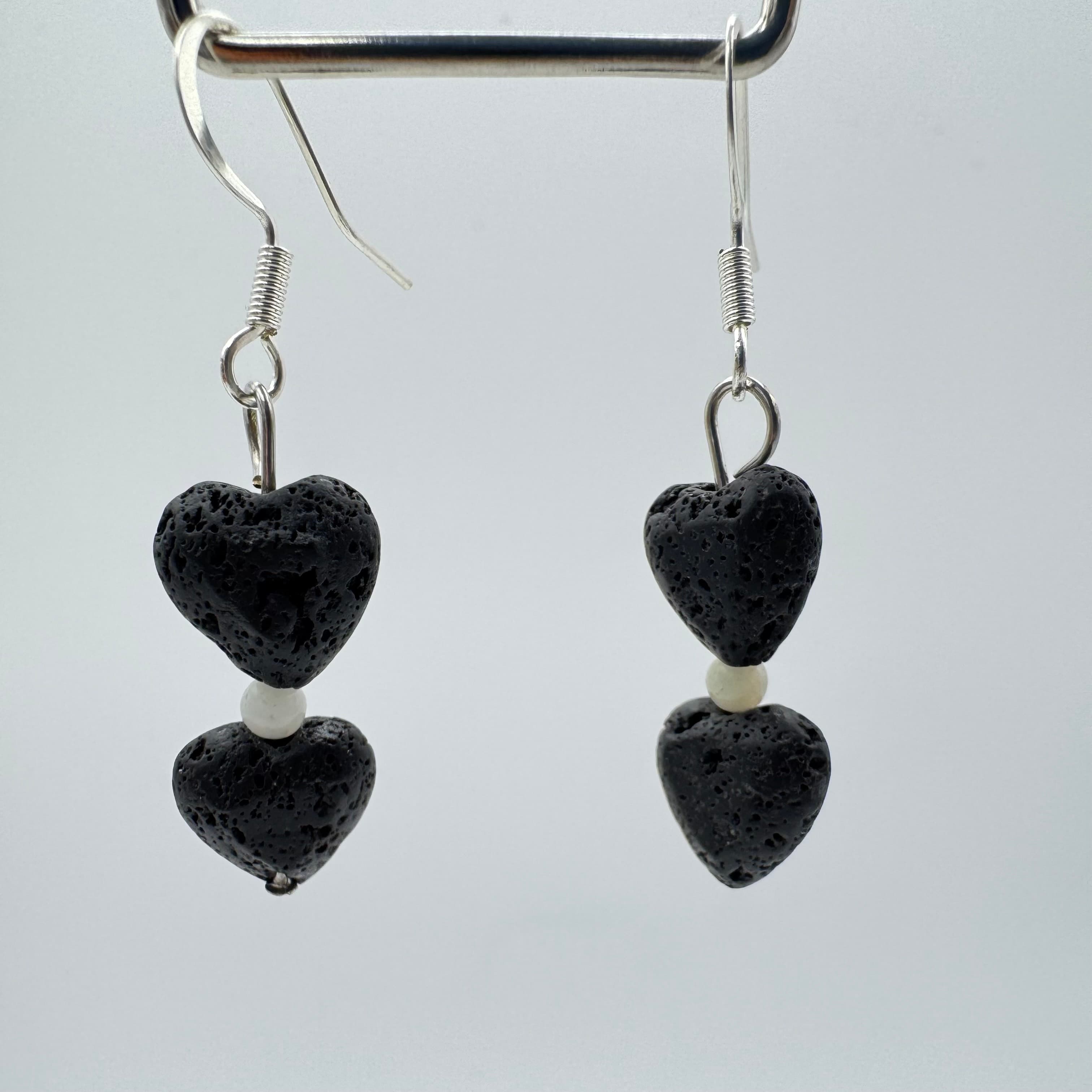 Lava Heart Earrings