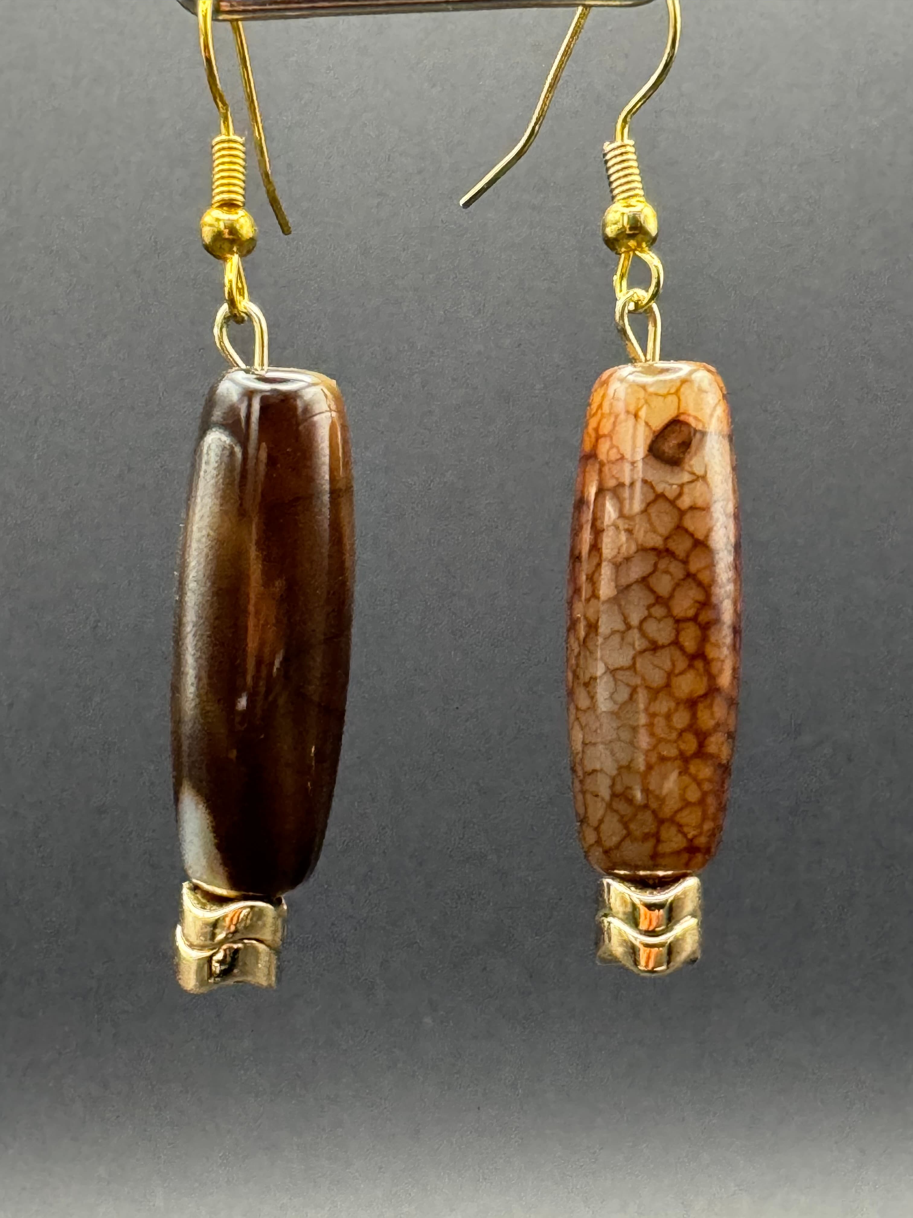 Desert Canyon Glass Earrings